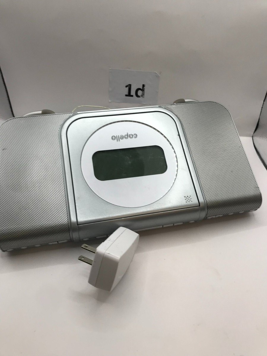 Capello CR25 CD Dual Alarm Clock Gray Radio AM/FM | eBay