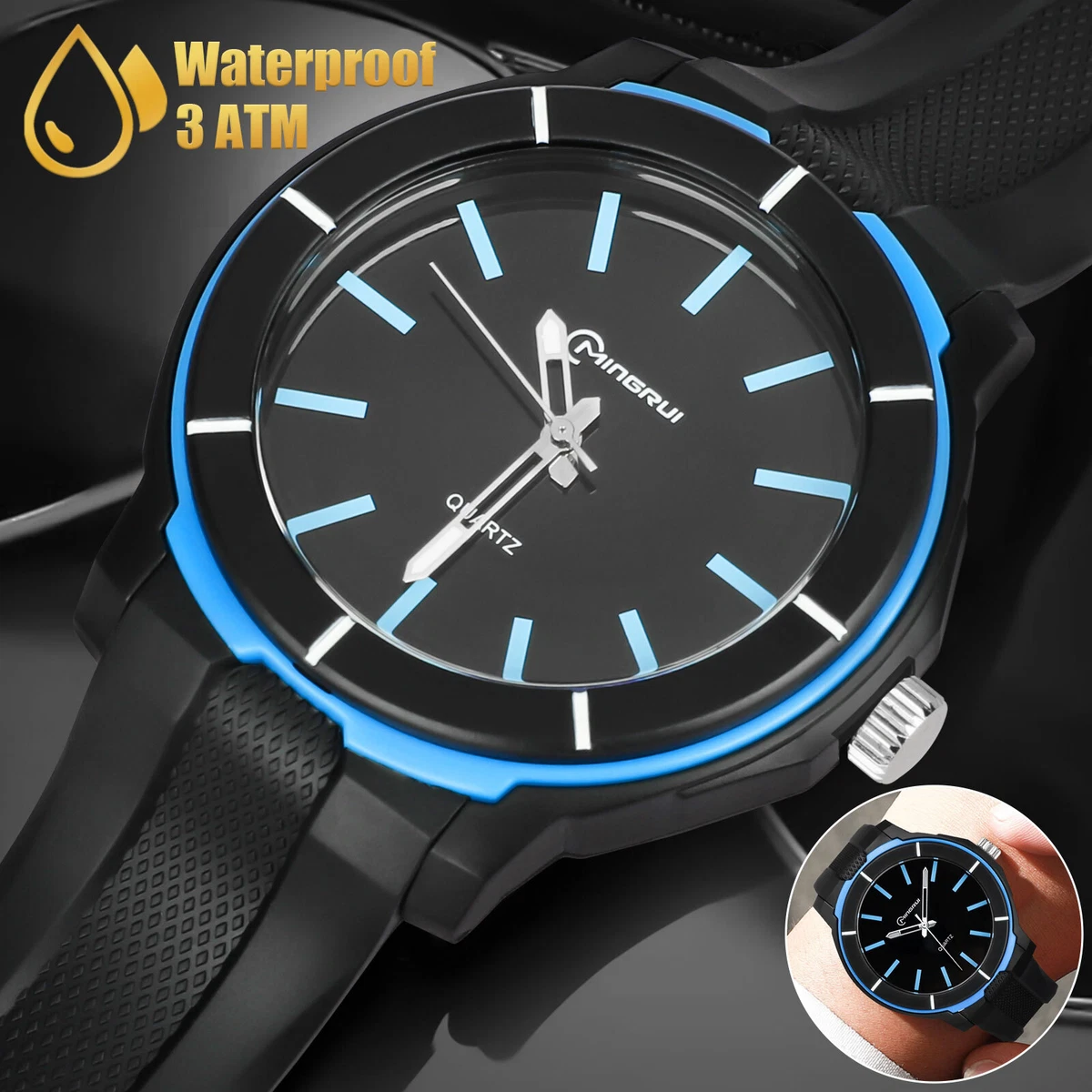 Quartz on sale analog watch