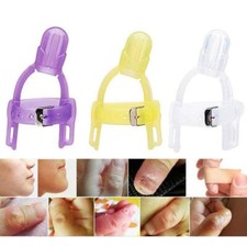 Ungiftiges Silikon Baby Kind Fingerschutz Sicherheitsstopp Daumenlutsch Armband