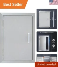 Upgrade Your BBQ Area with 14x20 Stainless Steel Outdoor Kitchen Access Door