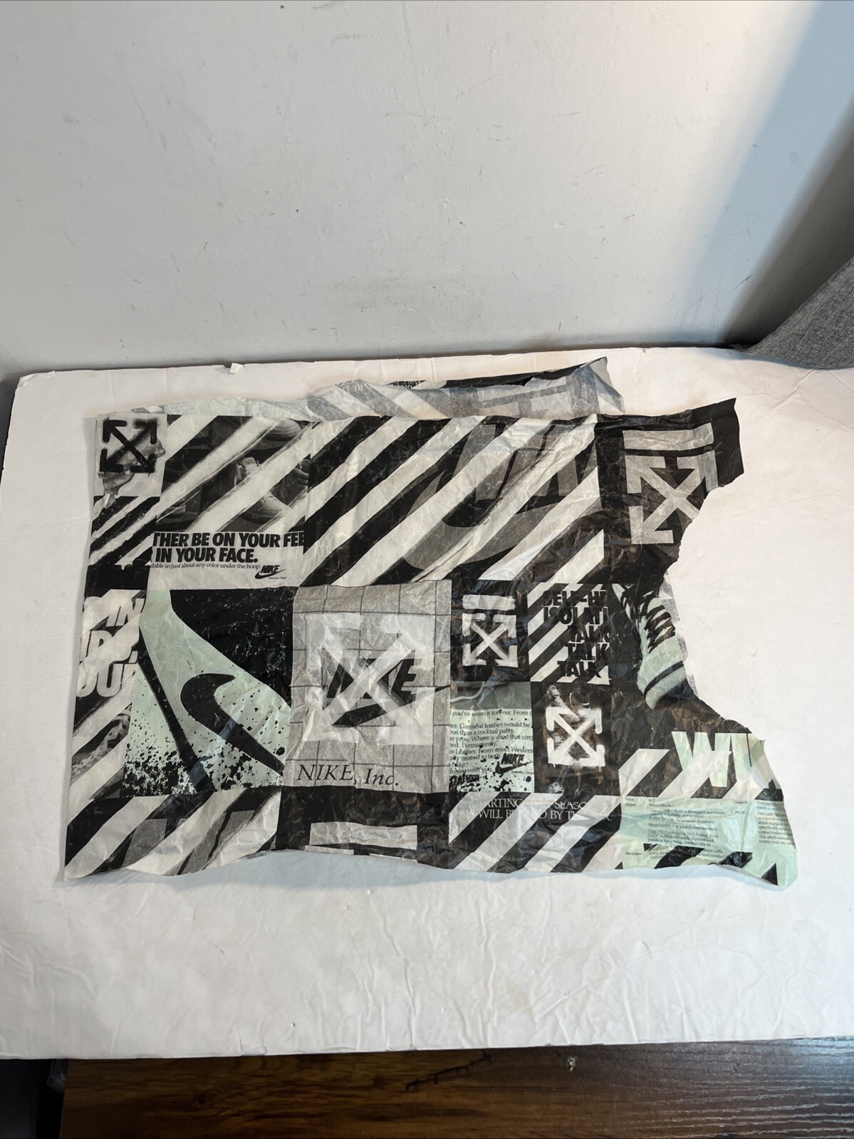 OFF WHITE X NIKE NIKE x OFF WHITE Virgil Abloh Collezione Leggendaria Scatola Scarpe SOLO CARTA!