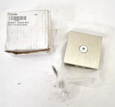 Designer 2" Square Wall Mount Clip Satin Nickel Finish 2" x 2" CGTW1BN