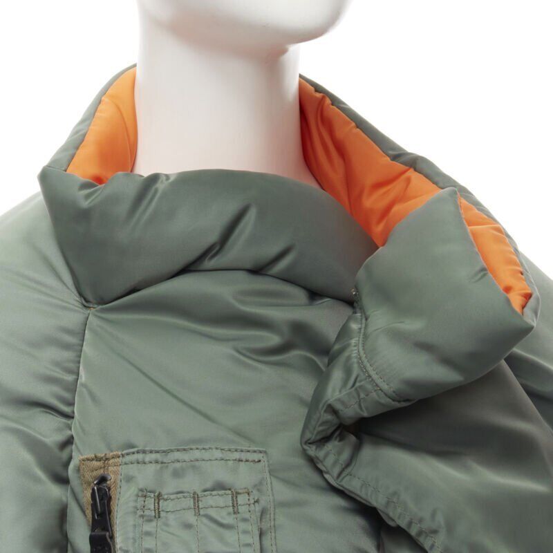 JUNYA WATANABE 2006 Runway deconstructed padded MA-1 bomber JUNYA WATANABE 2006 Runway deconstructed padded MA-1 bomber