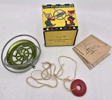 Vintage Steven Pixie Metal Gyroscope With Box, 1955