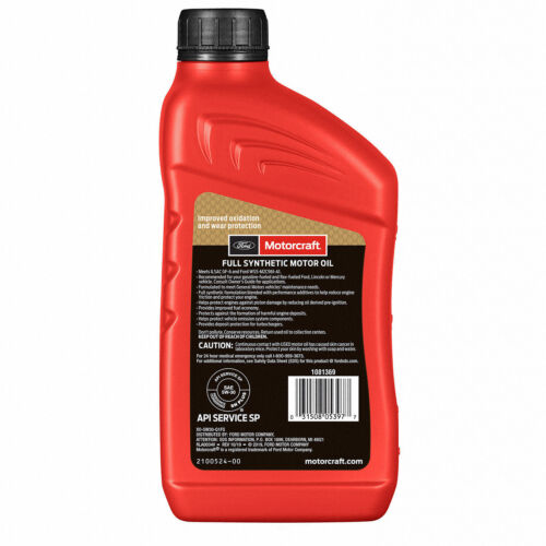 Engine OilFull Synthetic Motor Oil Quart Motorcraft XO5W30Q1FS eBay