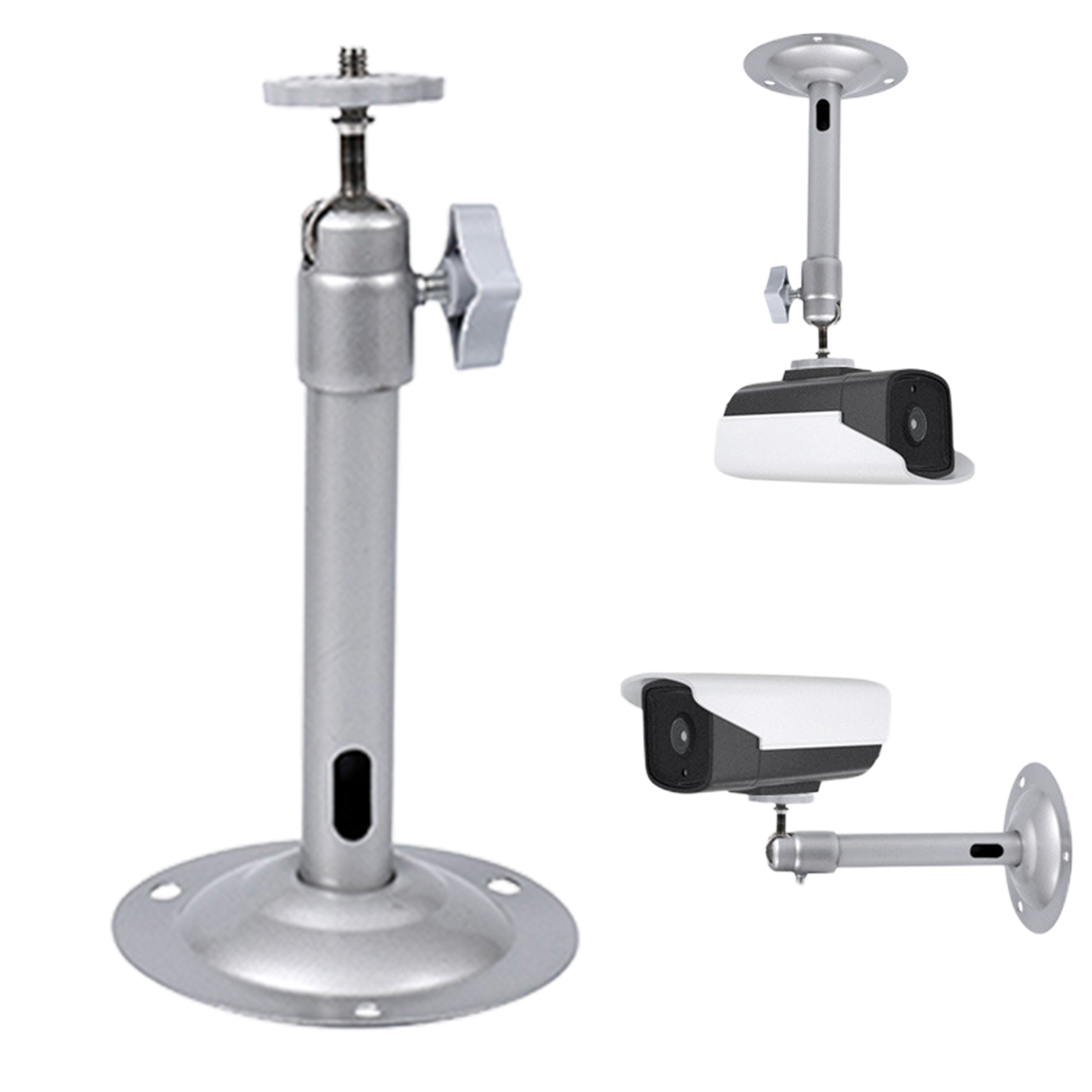 Security Camera Stand, Adjustable Surveillance Camera Mount Support Wall Ceiling-image
