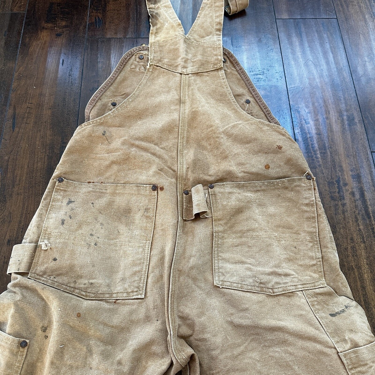 50s Carhartt Overall ハートタグダブルニーheart d