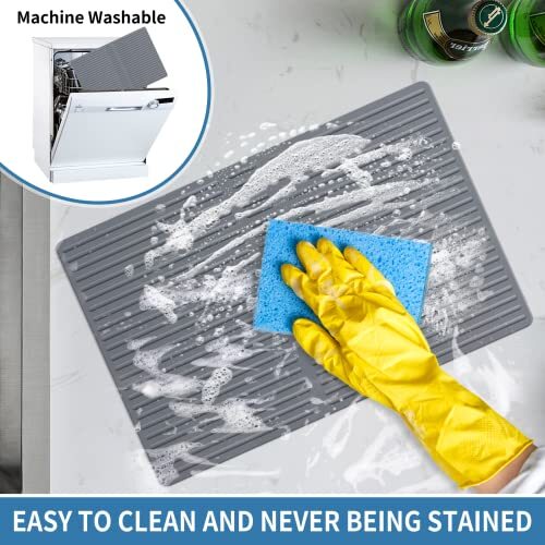 Sink Saddle Silicone Sink Divider Mat Kitchen Sink Protector Sink Mat