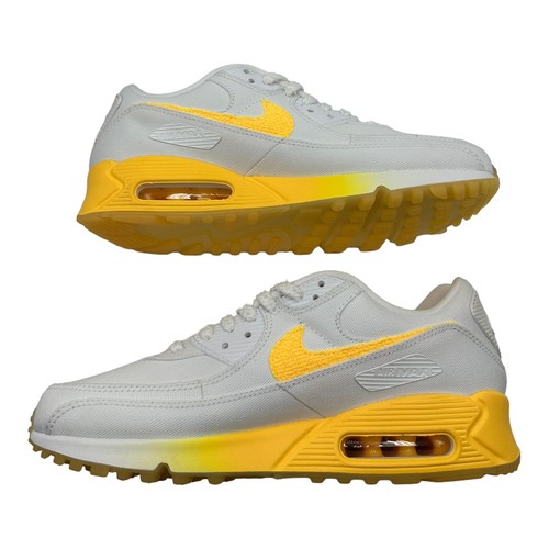Nike Air Max 90 SE White Citron Shoes FJ4548-100 - Women's Size 10 - Picture 5 of 8