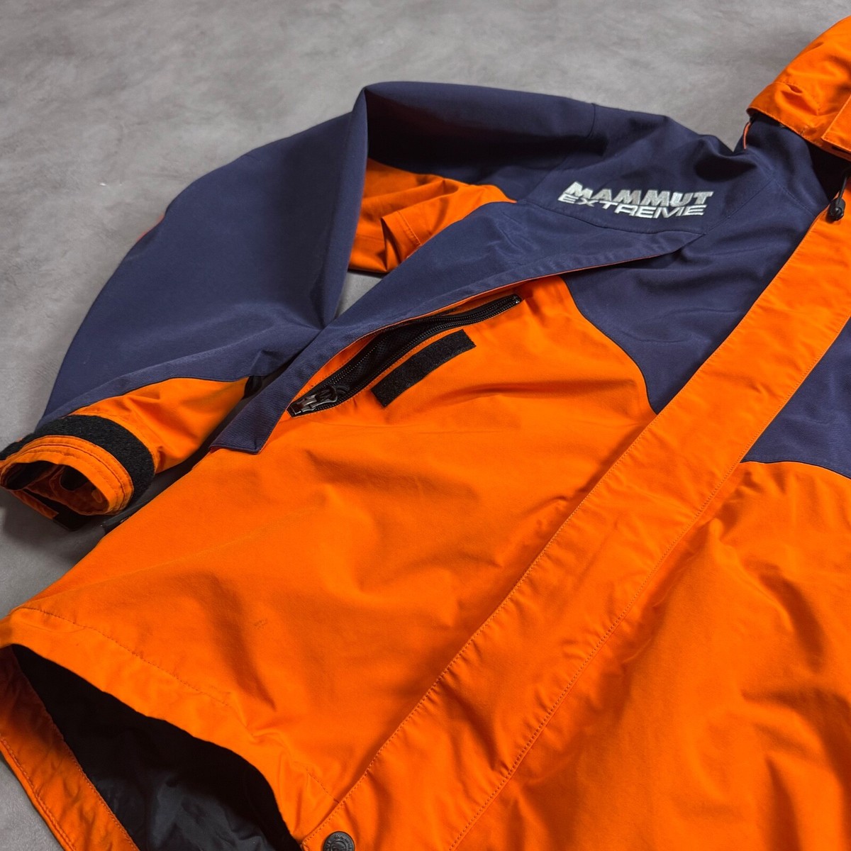 スキー MAMMUT EXTREME GORE-TEX MAMMUT EXTREME VINTAGE GORE TEX WATERPROOF JACKET ORANGE MEN
