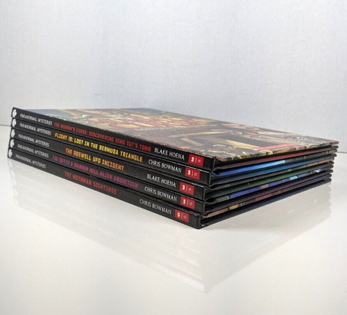 Near Complete Set PARANORMAL MYSTERIES Scholastic Graphic Novels Series 5 HC - Afbeelding 4 van 4