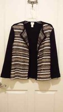 Chico's Women's Bolero Style Dressy Jacket Multicolor Size 1