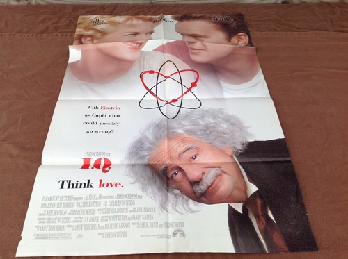 1994 I.Q. Original Movie House Full Sheet Poster