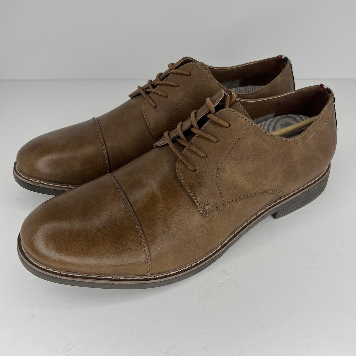 IZOD IkedTan Oxford Lace-Up Mens Size 13 Slip Resistant  display picture 2