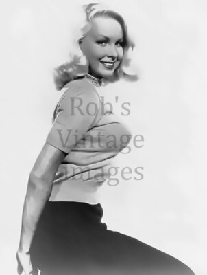 BULLET BRA MAMA Photo Joi Lansing 1950's Hot Sweater Gal Movie Star 8'' X 10''