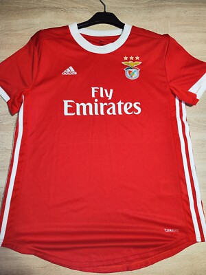 Adidas SL Benfica Portugal womens football shirt jersey size M | eBay