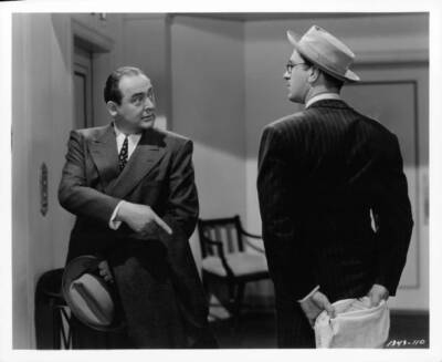 Edward Arnold has suspicions Keenan Wynn a reporter a scene film W- Old Photo
