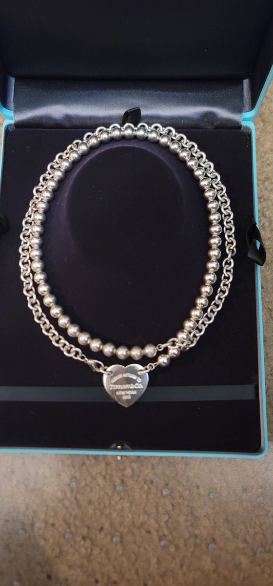 tiffany heart tag wrap necklace | eBay
