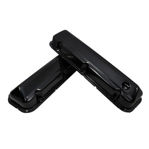 429 460 Big Block Ford Black Plated Steel Valve Covers 1968-1997 Car & Truck - Picture 3 of 3