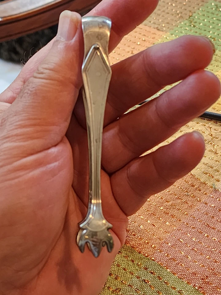 Pinzas de azúcar Manchester "Dixie" de plata de ley 4" envío gratuito 21 gramos Foto 4 de 4
