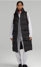 Lululemon Black Transformable Parka Gilet Size Uk 16 (us 12)