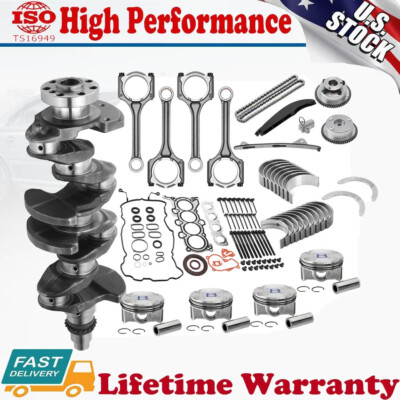 Engine Rebuild Kit Crankshaft Rods Piston Set For Hyundai Kia Forte G4NB 1.8L