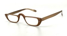 Liberty Eyeglasses Frame Only Bronze Half Circle Cat Eye 5-3/4 Made in USA