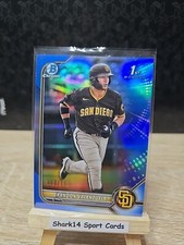 2022 Bowman Chrome Brandon Valenzuela Blue Refractor /150 #BCP-28