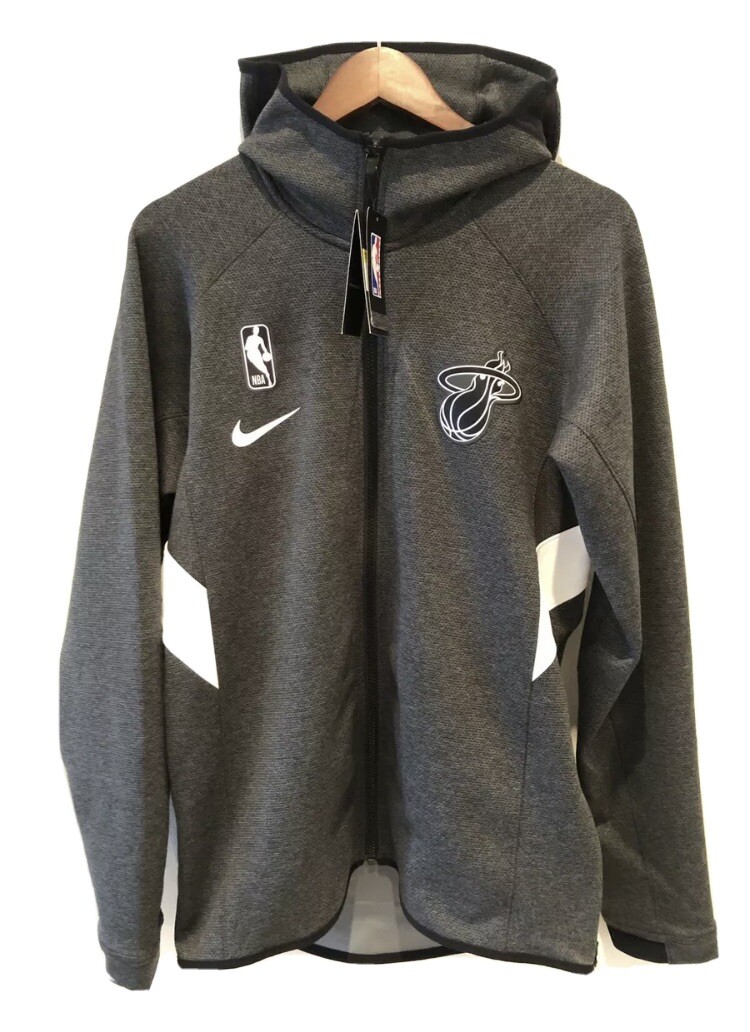 Nike NBA Miami Heat Therma Flex Showtime Hoodie Size Small AV0817-032 brand  NWTs