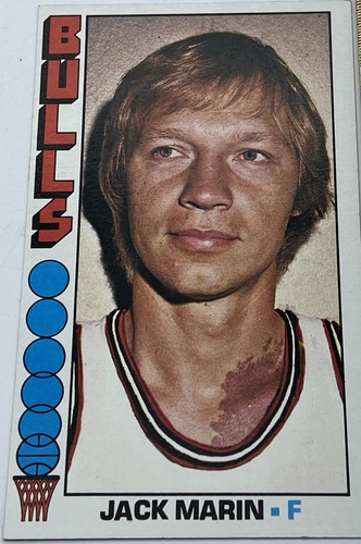 1969 Large TOPPS Basketball card Jack Marin # 72 Error Card Misaligned On Back - 第 11/11 張圖片