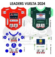 Maillots stickers cyclistes miniatures - Leaders Vuelta  - La Vuelta Winners