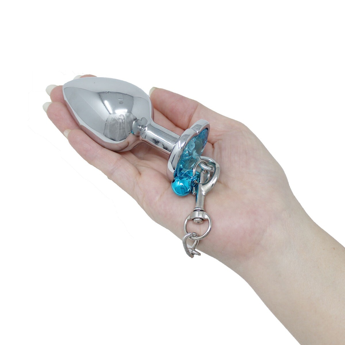 Blue Jeweled Metal Anal Butt Plug with Bells traction Chain SM BDSM Sex Toys | eBay Blue Jeweled Metal Anal Butt Plug with Bells traction Chain SM BDSM Sex Toys | eBay