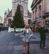 The White Company Grey Wool Coat