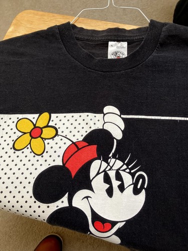Vintage Disney Mickey Mouse Minnie T Shirt XL Mickey & Co 100% Cotton USA - Picture 4 of 7