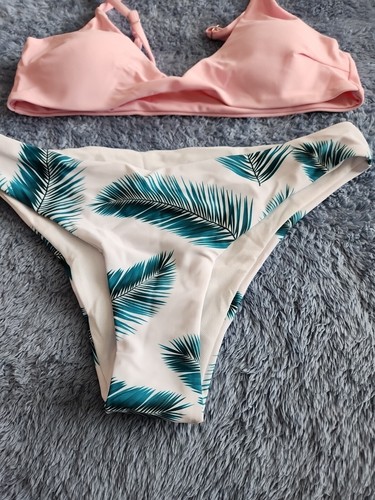 Bikini Swimwear Set Push up Padded Bra Bandage Swimsuit Bathing Beachwear Size S - Picture 2 of 5