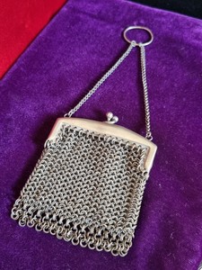 antique chain purse