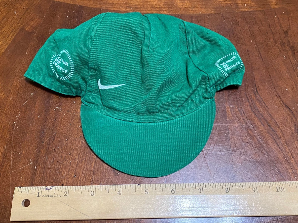 Chapeau de cyclisme vintage Le Tour De France vert Nike casquette de tourisme