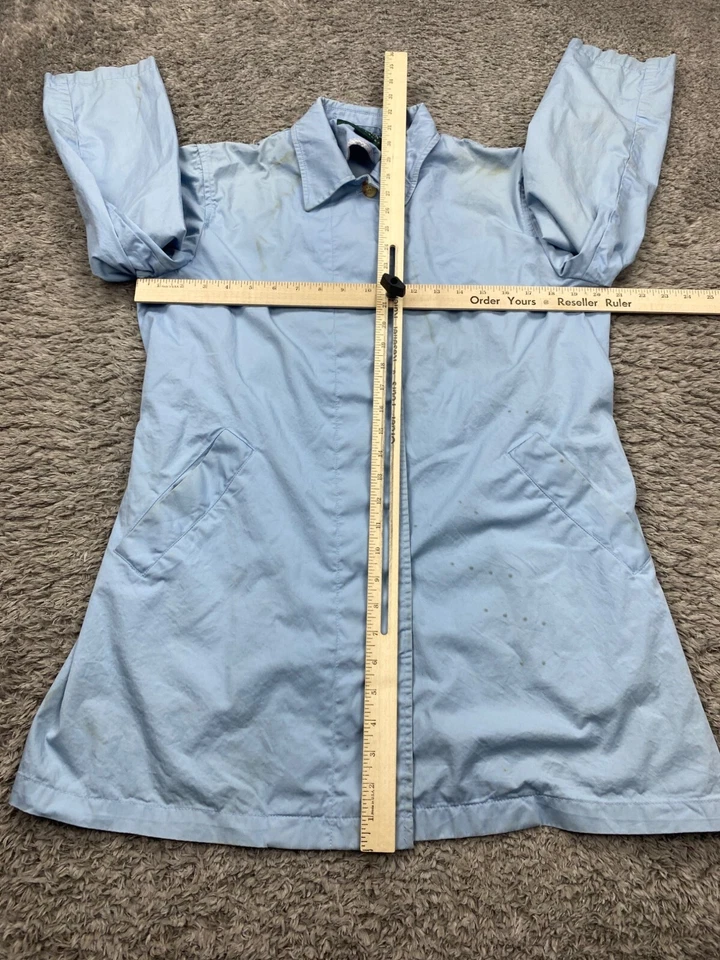 Lauren Ralph Lauren куртка женщин средний порошок синий Тренч винтажный 90-х Y2K - Изображение 4 из 4