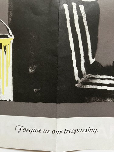 BANKSY, ‘FORGIVE US OUR TRESPASSING’ original folded poster, 2010. - Picture 2 of 7