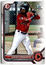 2022 Bowman Prospects 1st Bowman Junior Sanquintin Cleveland Guardians #BP-80