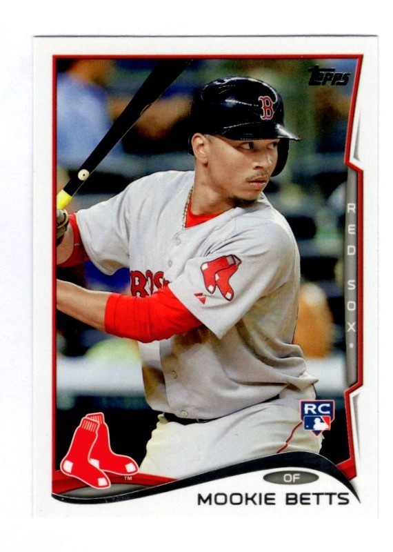 MOOKIE BETTS 2014 TOPPS UPDATE #US-26 ROOKIE