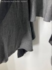 Chico's Womens Black Gray Cotton Blend Reversible Draped Wrap Shawl One Size — photo 3