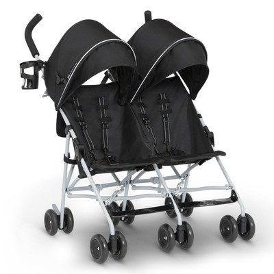 Delta Children Jeep TurboGlyde Black Side by Side Double Stroller for Twins