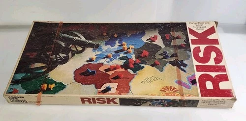 Vintage 1975 Risk World Conquest Board Game Parker Brothers Complete