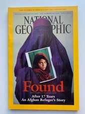 NATIONAL GEOGRAPHIC MAGAZINE 2002 April - FOUND AFGHAN Refugee