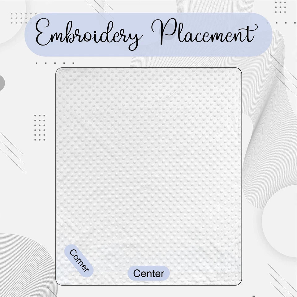 Manta Bordada Bebé - Hermosa Monograma Grande Personalizada para Niños... Foto 4 de 4