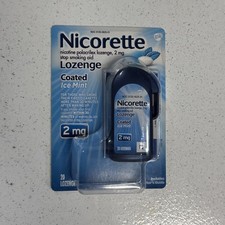 Nicorette Lozenges 2mg Ice Mint 1 Pocket Vials 1 X 20  20 Pieces Exp 07/2027