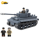 WW2 Tiger I Tank Building Blocks Military Toy Set for Kids