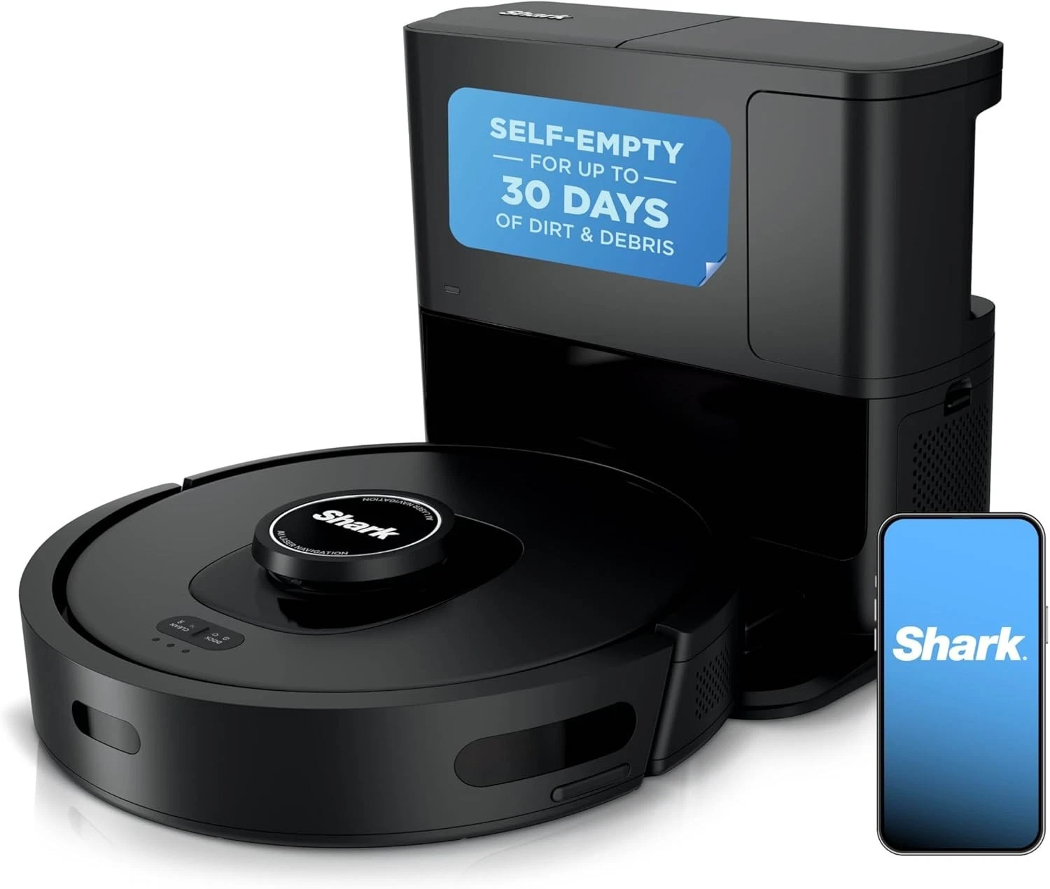 Shark AV2501S AI Ultra Robot Vacuum Self Empty HEPA Base Pet Hair WiFi