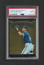 1995 SP Top Prospects Die-Cut Carlos Beltran RC ~ High-End PSA 8 ~  HOF!